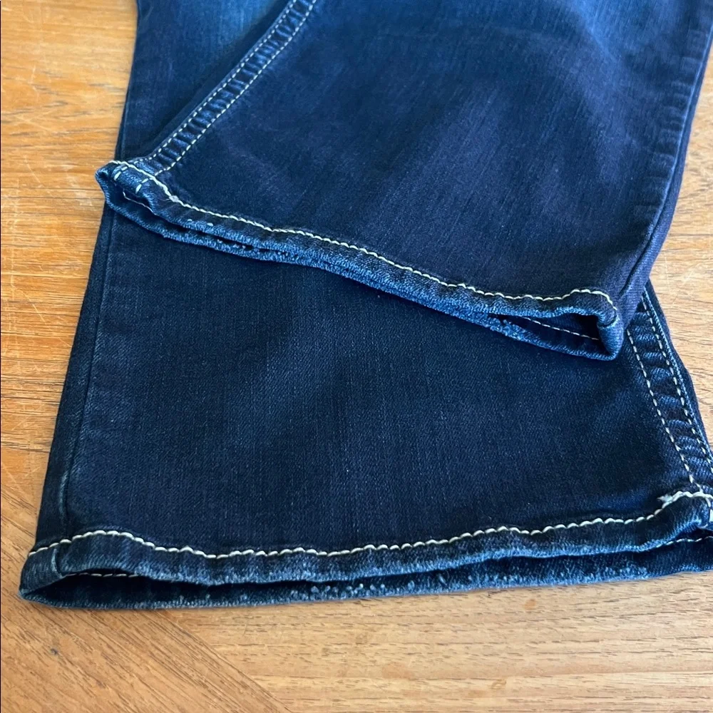 Silver Suki  Jesns Mid Capri 18 - Picture 7 of 13